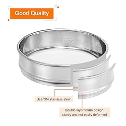 PATIKIL 55 Mesh Lab Sieve, 8" Diameter Test Sieve