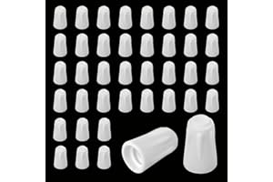 40pcs High Temperature Ceramic Wire Connectors, Ceramic Nuts Insulated Porcelain Twist Caps Small Electrical Wire High Temp N