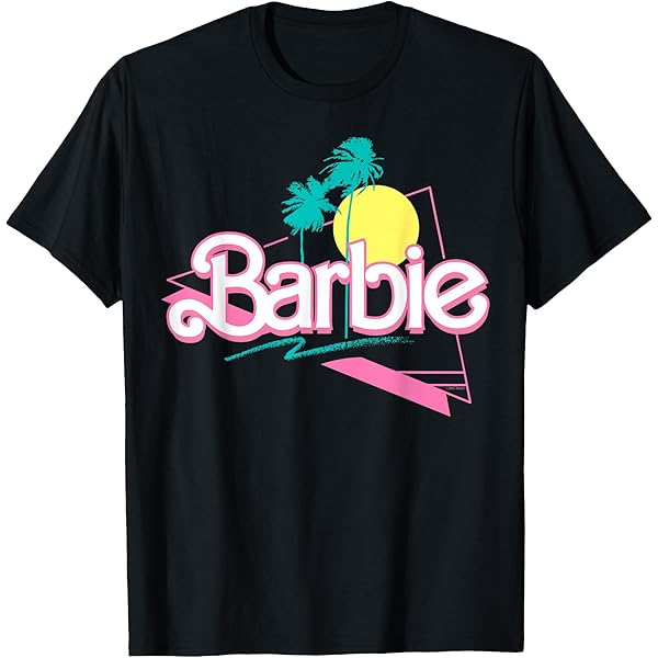 Amazon.com: Barbie - 90'S Barbie - Logo T-Shirt : Clothing
