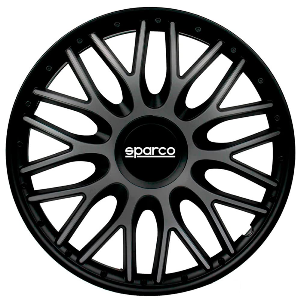Sparco Wheel Covers Roma - 16-inch - Grey/Black - Set of 4 pieces