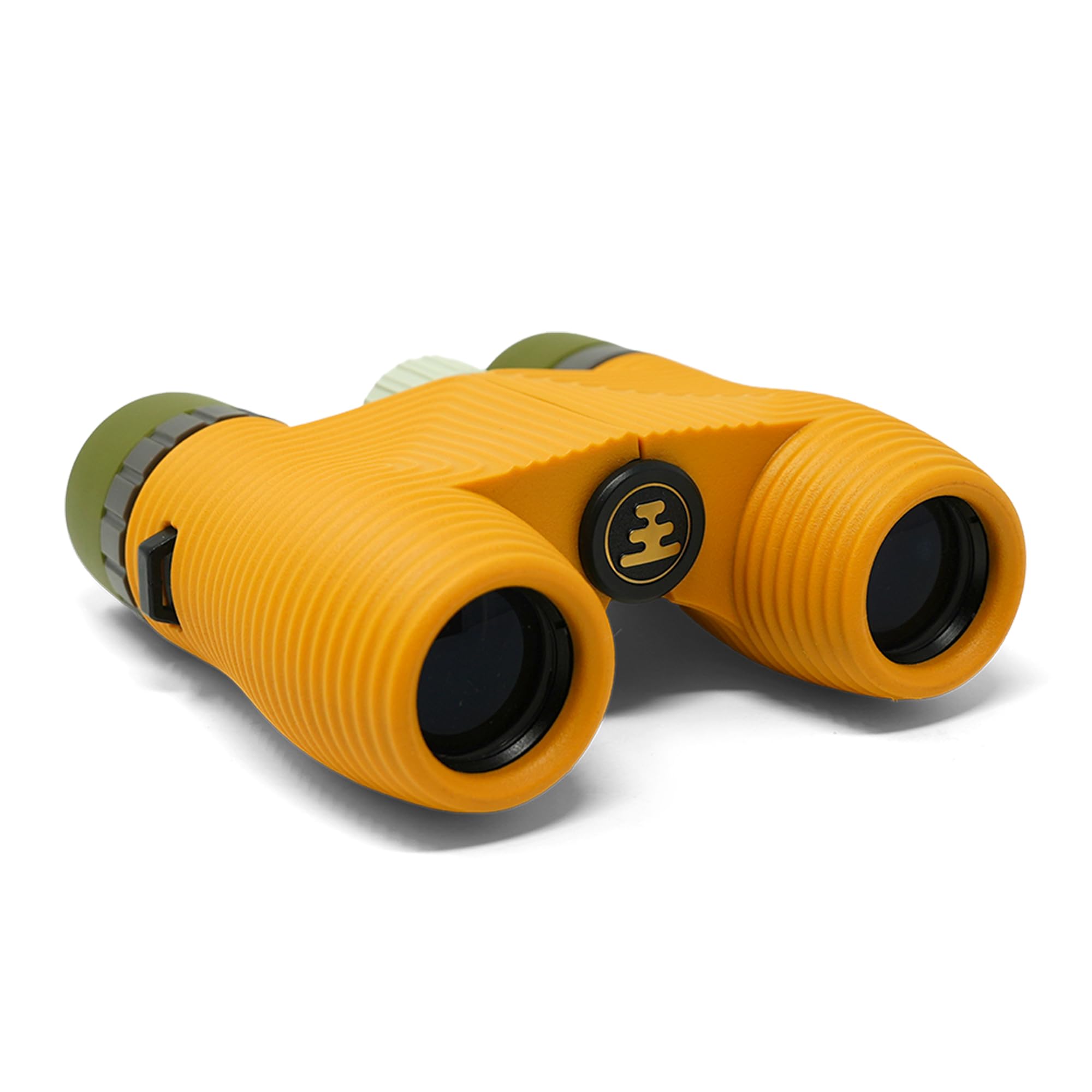 Nocs Provisions Standard Issue 10x25 Waterproof Binoculars | Lightweight, Compact, 10x Magnification, Wide View, Multi-Coated Lenses for Bird Watching, Hiking, Camping, and Outdoor Activities - Orange