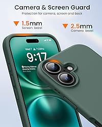 OuXul Designed for iPhone 16 Case,Shockproof Liquid