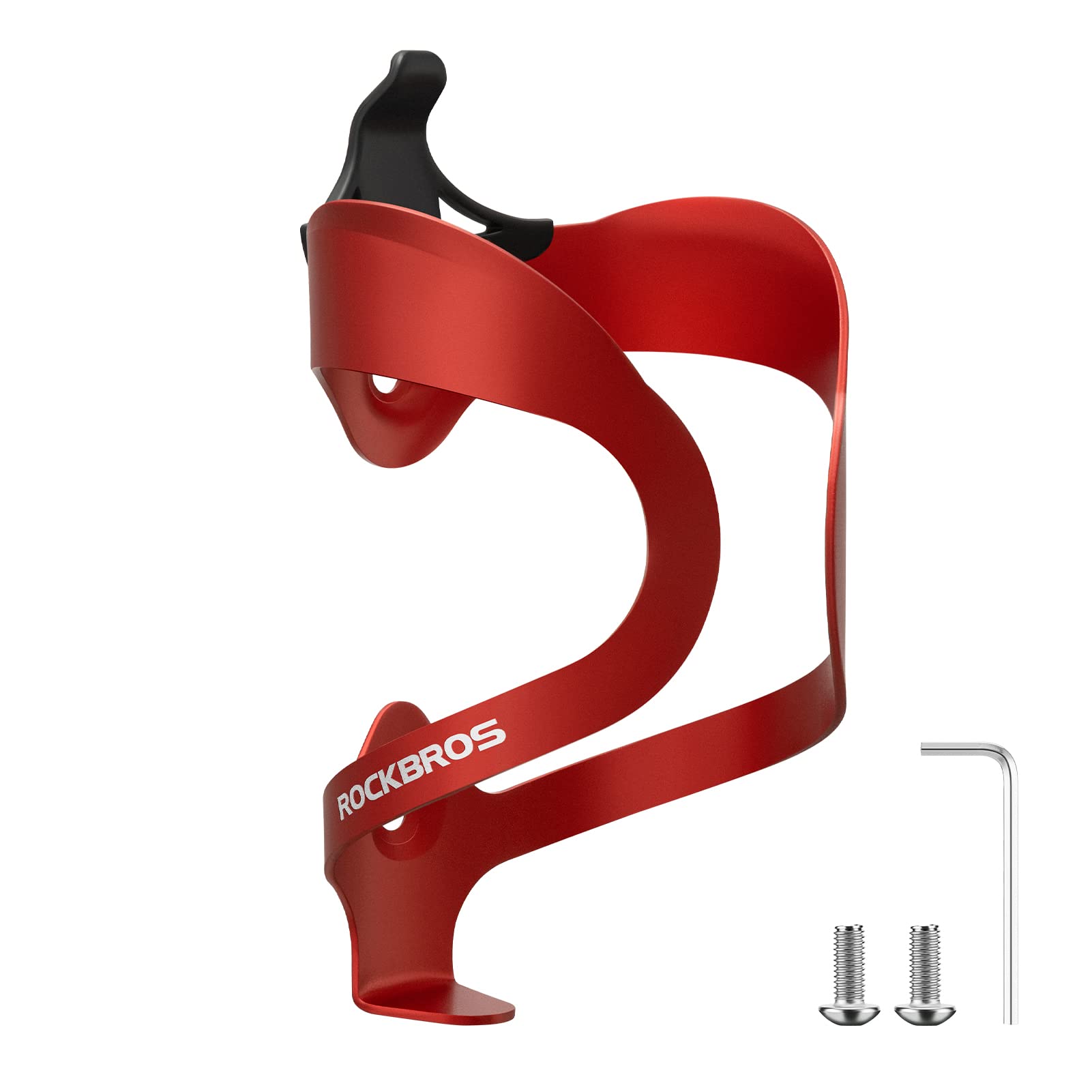 Photo 1 of ROCKBROS Bike Water Bottle Holder-Lightweight Sturdy Alloy Aluminum Bike Water Bottle Cage Bike Cup Holder for Road Bike & Mountain Bike