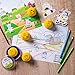 JOADY Stamps for Kids My First Stamps Rubber Craft Stamps Featuring 5 Cute Farm Animals Plus Safe Washable Water-Based Ink Pad. Easy Grip! Free Bonus: at The Farm – Coloring and Creative eBook
