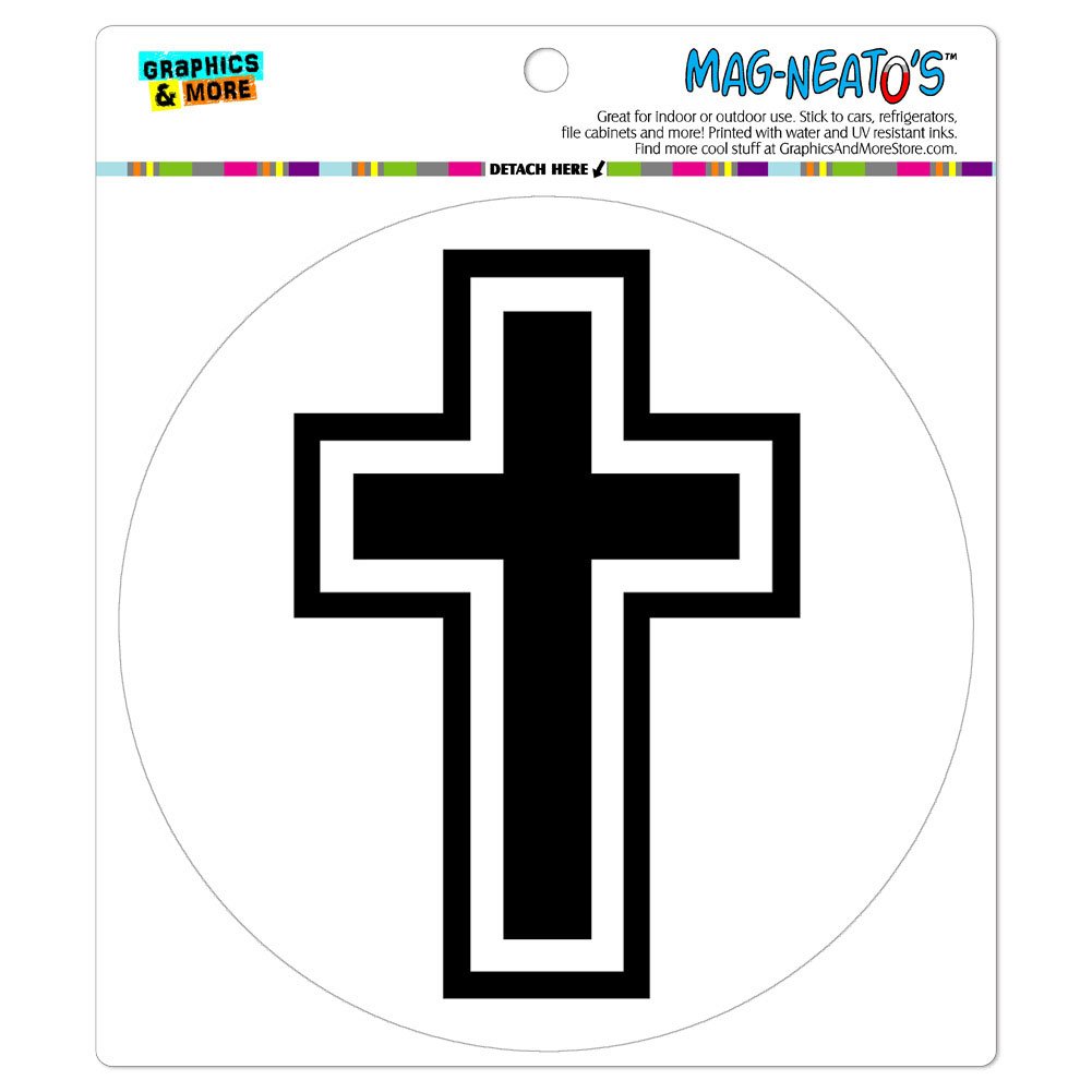 Graphics and More Cross Christian Religious Automotive Car Refrigerator Locker Vinyl Magnet