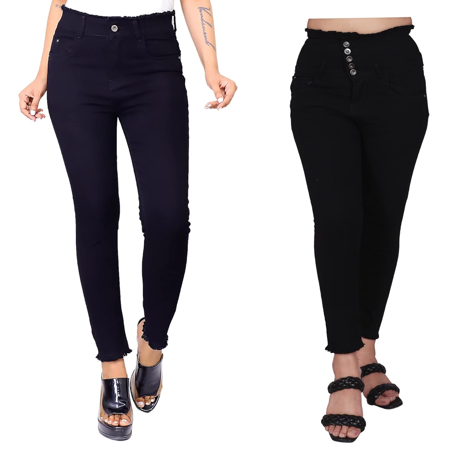 Buy TWN Women Denim Jeans Combo/Women Jeans Combo Offer/Women Jeans Combo Pack of 2/Women Jeans