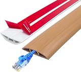 GELINTONG Floor Cord Cover 1.5m Cable Protector Trunking Hider Self-Adhesive PVC view 8