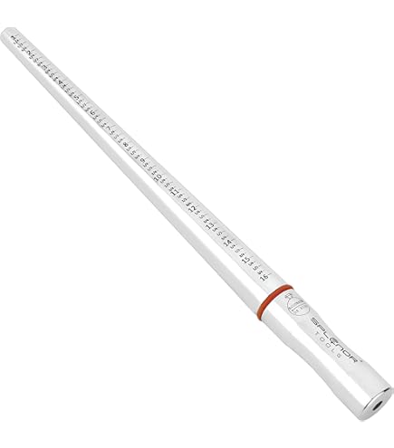 JTS Steel Ring Mandrel – Large Sizes 16-24, Perfect For Making Hoop Earrings & Forming Bezels
