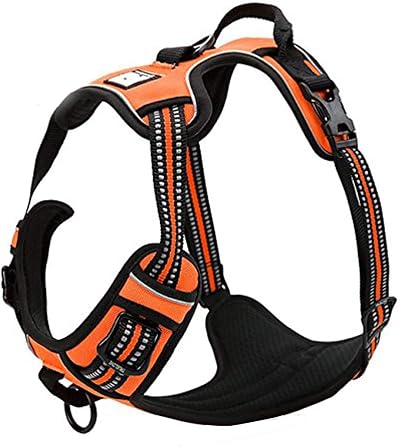Truelove TLH5651 Dog Harness No-Pull Reflective Stitching Orange Large
