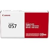 Canon Genuine 057 Black Toner Cartridge | Compatible with LBP220 Series, LBP230 Series, MF440 Series, MF450 Series