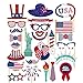 Tinksky 4th of July Photo Booth Props DIY Kits for Independence Day Party Favors Pack 26pcs