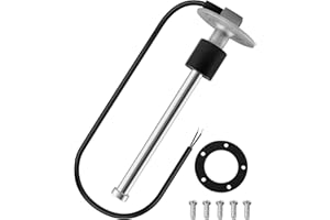 HZSIFU Fuel Level Sending Unit 0-90 ohms 8.5"(216mm) for Marine Boat Truck Car, Fuel Water Level Gauge Sensor Stainless Steel Fuel Gas Sender