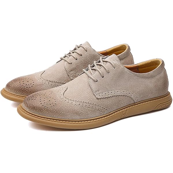 Amazon.com | FSJ Men's Oxford Dress Shoes Round Closed Toe