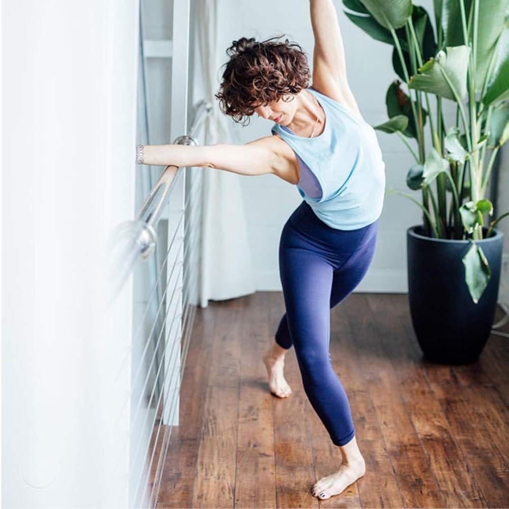Gayhay High Waist Yoga Pants with Pockets for Women - Soft Tummy Control 4 Way Stretch Capri Leggings for Workout Running: Clothing