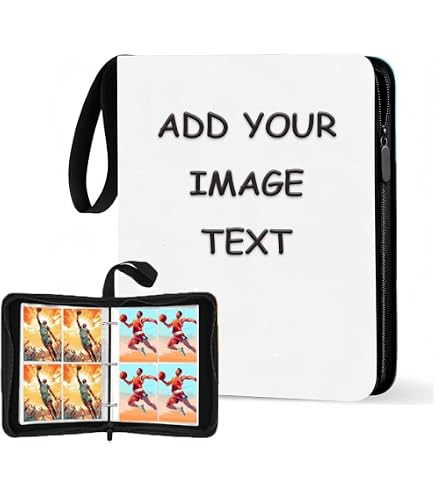 Amazon.com: Custom Leather Sports Card Binder