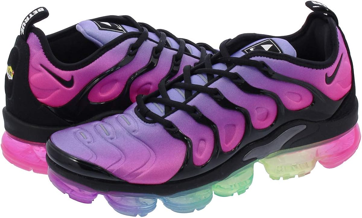 nike vapormax plus purple and black