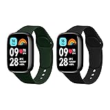 kwmobile Straps Compatible with Xiaomi Redmi Watch