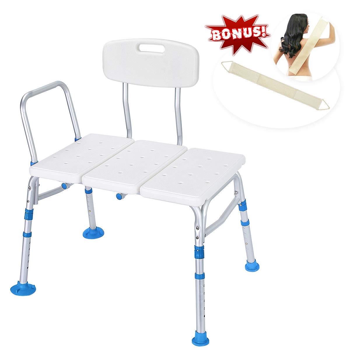Best duro med heavy duty sliding transfer bench shower chair