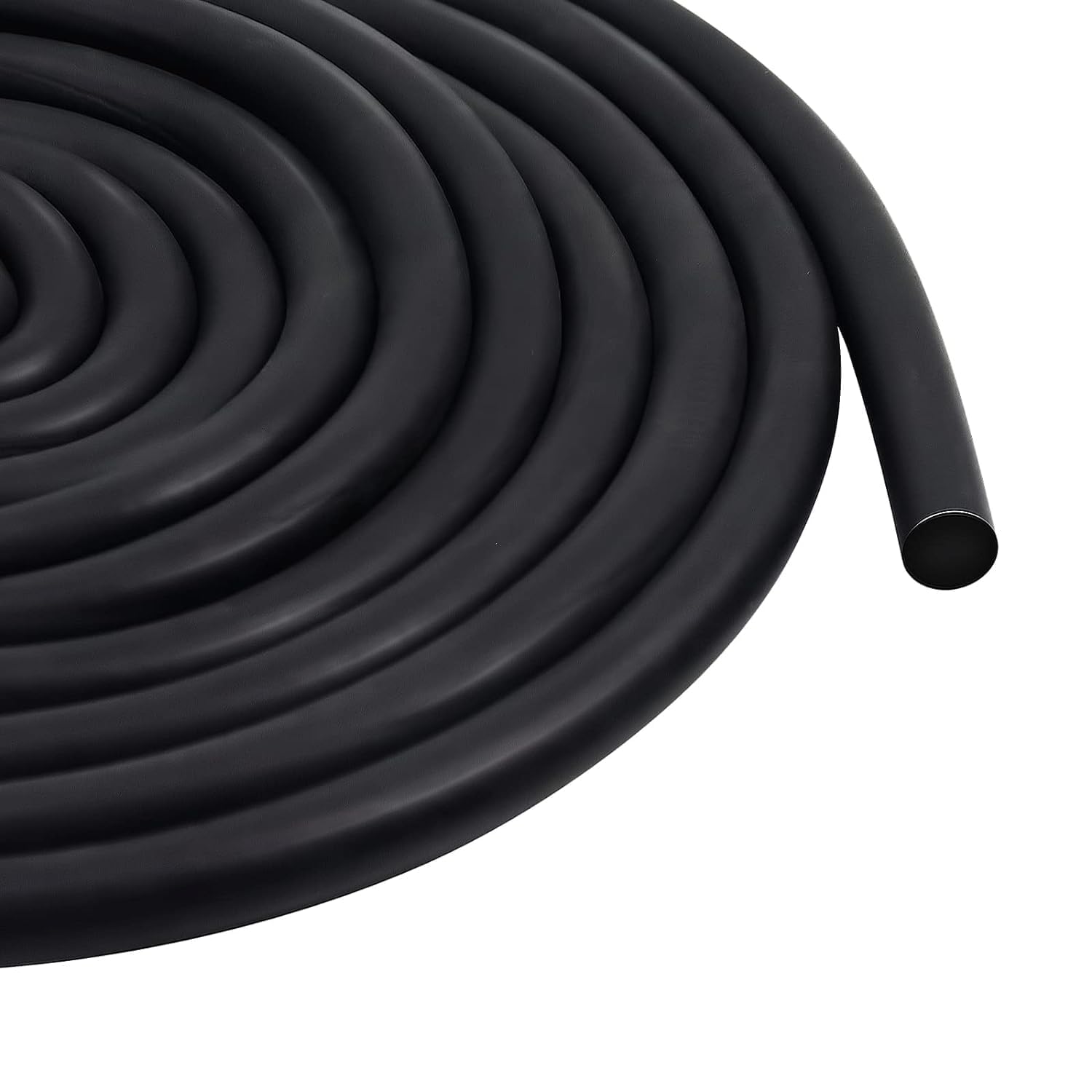 Storystore Backer Rod for Gaps and Joints, 10mm x 5m Black Foam Rubber Caulk Saver for Weather Stripping, Door Seal, Concrete Expansion Joint Filler Rope