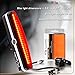 Rear Bike Light - USB Rechargeable Red LED Bicycle Tail Light, Amazingly Bright 100 lm, 6 Modes, Waterproof, 180-degree For Cycling Safety Flashlight, Easy Install on Bicycles, Helmets