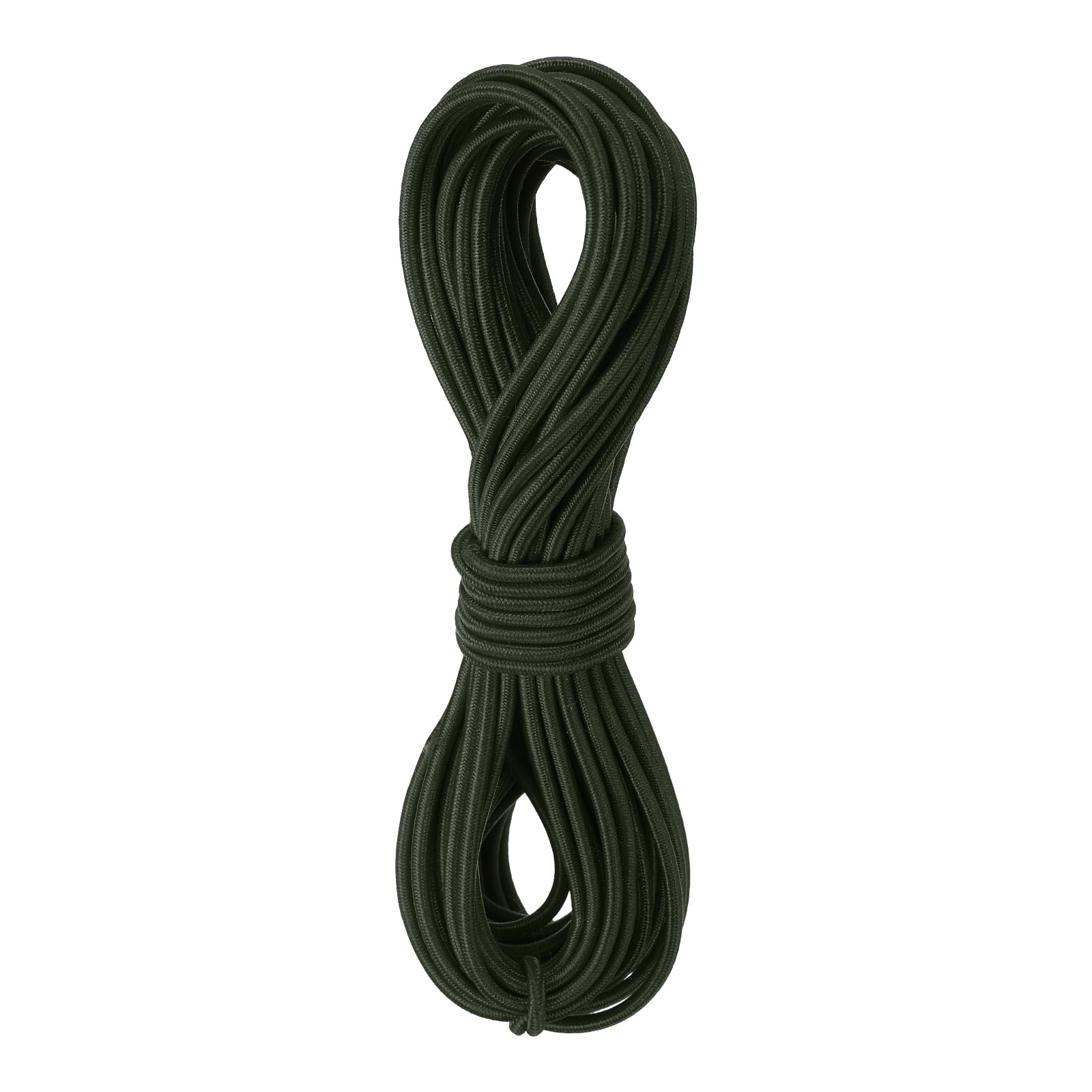 Rebower Elastic Cord Stretch String Heavy Rope 2.8mm 11 Yards Long Rubber Rope [for Sewing, Camping, DIY Craft, Bead Necklaces Making, Outdoor] - Army Green