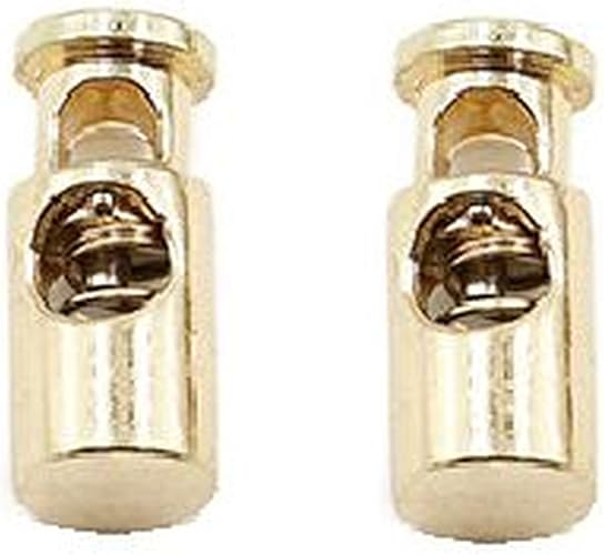 Amazon Co Jp シューレースストッパー コードストッパー 靴紐 留め具 金具 2個セット ゴールド シルバー 金 銀 黒 スニーカー 金属 E ゴールド ジュエリー