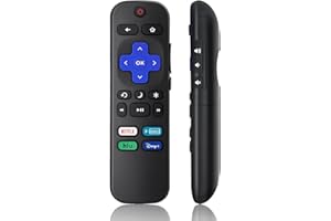 USBCELE Universal Remote Control Replacement for Roku TV All Models, Compatible for TCL/Hisense/Sharp/Philips/Onn/Element/Insignia/JVC/RCA R0KU Smart TVs (Not for RokuStick,Box and Players)