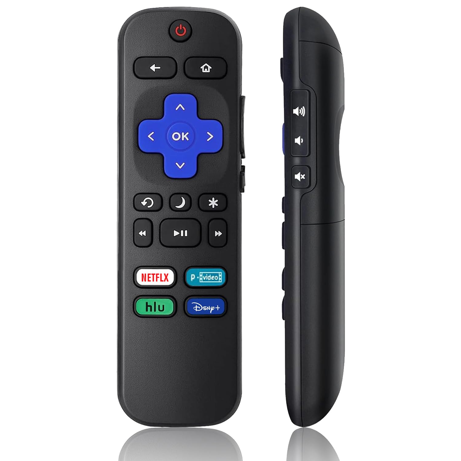 Photo 1 of Universal Remote Control Replacement for Roku TV All Models, Compatible for TCL/Hisense/Sharp/Philips/Onn/Element/Insignia/JVC/RCA R0KU Smart TVs (Not for RokuStick,Box and Players)