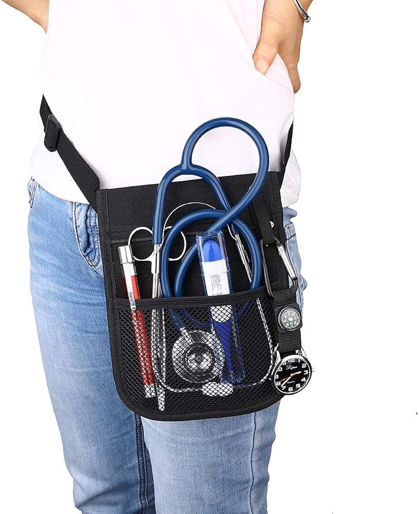 CENGYIUK Nurse Fanny Pack,Nurse Hip Bag with Multiple Pockets