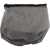 VGEBY Nylon Mesh Stuff Sack, XXL-Black, Drawstring Closure, Camping Hiking Travel Storage