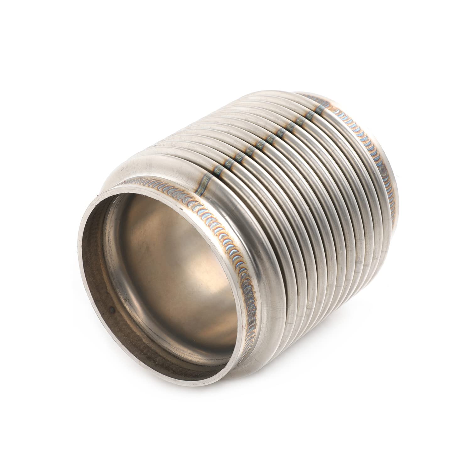 Photo 1 of FORDECO 3" ID T304 Stainless Steel Exhaust Bellow Flex Joint Pipe 3" ULTRA STRONG Overall Length 4"