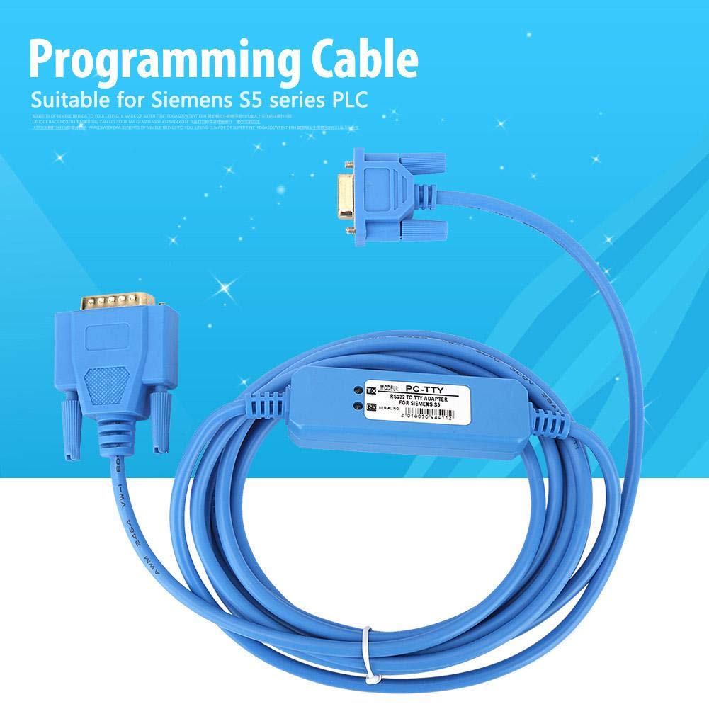 PC-TTY PLC Programming Cable PVC Material Programming Cable Communication Data Download Line Programmer for S5 Series 6ES 5734-1BD20 - Image 4