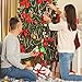 Premium Icicle Tinsel Strands for Christmas Tree - 2000 Old-Fashioned Red Icicles Garland for Xmas Trees Shiny Mylar - Each Strand 18 in. - Kid Pet Safe (Lead-Free) - Hang with Ornaments & Decor