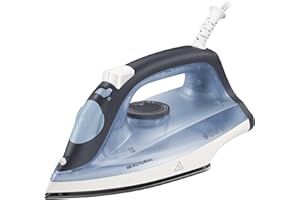 BEAUTURAL Steam Iron for Clothes, Non-Stick Soleplate, Burst of Steam, Spray Mist, Self-Cleaning, Anti-Calcium, Anti-Drip, Easy Temperature Control, Light Weight, 1200 Watts