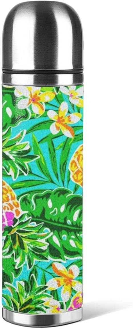 Amazon パイナップルかわいい 水筒 直飲み ステンレス鋼 マグボトル サーモスカップ 真空断熱 ケータイマグ 保温 保冷 軽量 大容量 500ml ボトル コップ 付き 水筒 マグボトル オンライン通販