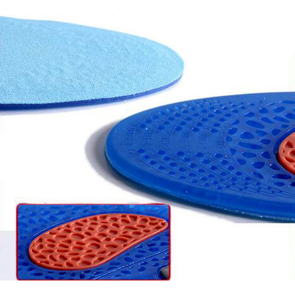 GEL Sports Insoles, Samxu Unisex-adult inserts with Best buffer and Shock Absorption, Relieve Foot Pain and Fasciitis for Man