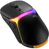 GLORIOUS Gaming Model O3 Wireless Gaming Mouse - InfinitePlay Swappable Battery, 130H Battery Life, 8k Polling, 130M Optical Switches, Ultralight 66g, 30K DPI Optical Sensor, RGB - Black