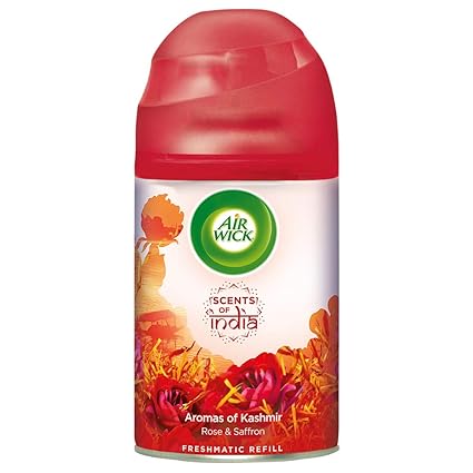 Airwick Scents of India Freshmatic Air Freshner Refill, Aromas of Kashmir - 250 ml