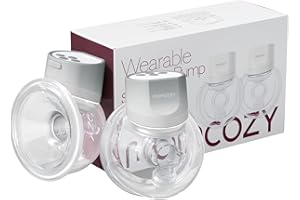 Momcozy Hands-Free Breast Pump S12 Pro, Wearable & Portable Pump with Soft DoubleFit Flange, 3 Modes | 9 Levels Double Electric Pump, Smart Display, 24mm, 2 Pack, Cozy Grey