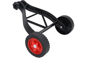 Adjustable Height Lithium Lawn Mower Support Wheel Lightweight and Compact Weed Trimmer Wheel Attachment for Outdoor Projects
