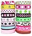 Hip Girl Boutique Printed Grosgrain Ribbon Value Pack (180yd 3/8