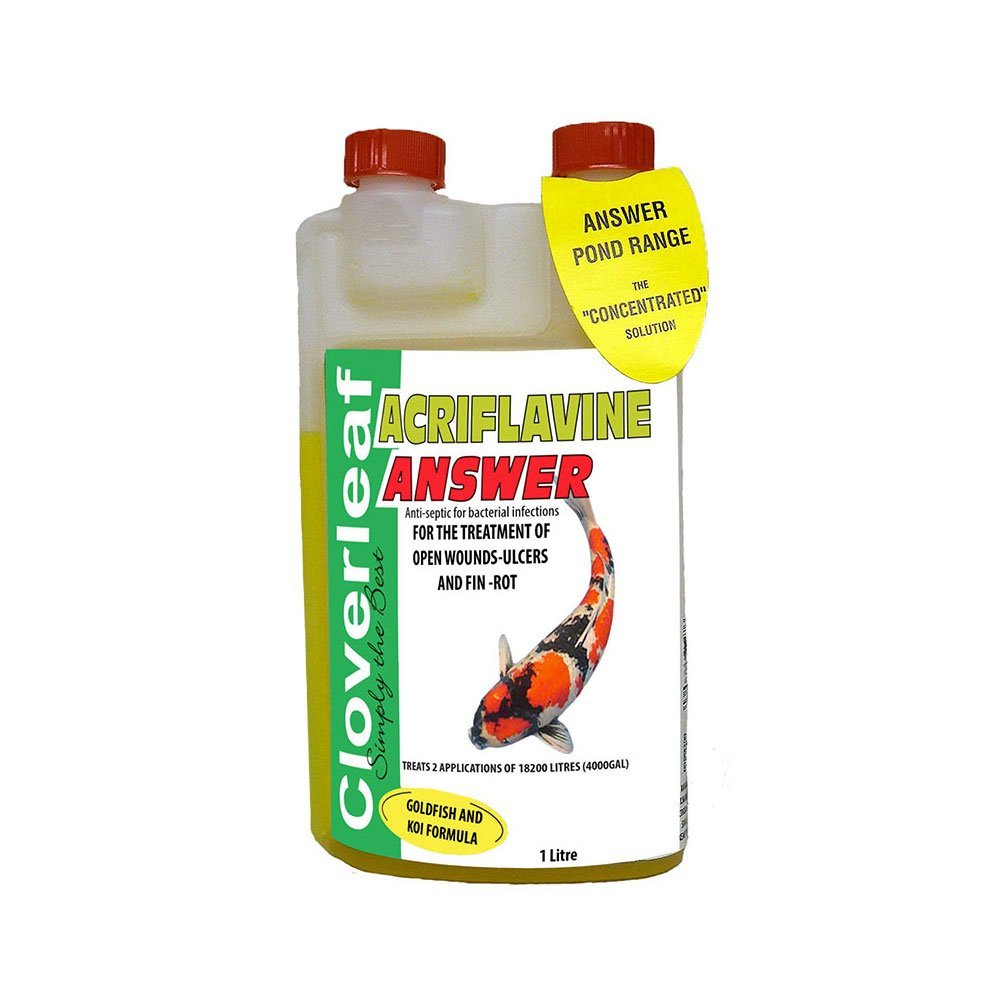 CLOVERLEAF ACR1LTR/4 Acriflavin Answer, 1 Litres, Brown, 14x6x25 cm