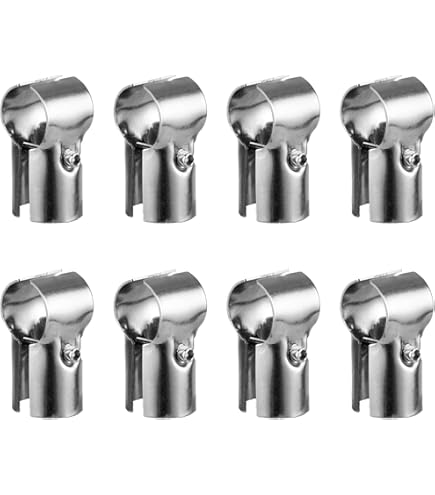 Lot De 12 Colliers De Serrage En T De 1,27 Cm, Connecteurs En Acier Galvanisé Robustes Avec Boulons Et écrous, Raccord D'angle De Clôture à Maillons De Chaîne, Serre-joint En T Pour