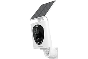 virtavo SolarFlask Solar Security Cameras Wireless Outdoor, 2K Starlight Lens, Color Night Vision, Battery Powered, AI Motion Detection, for Home Security, 2-Way Audio, Weatherproof, Cloud/SD Storage