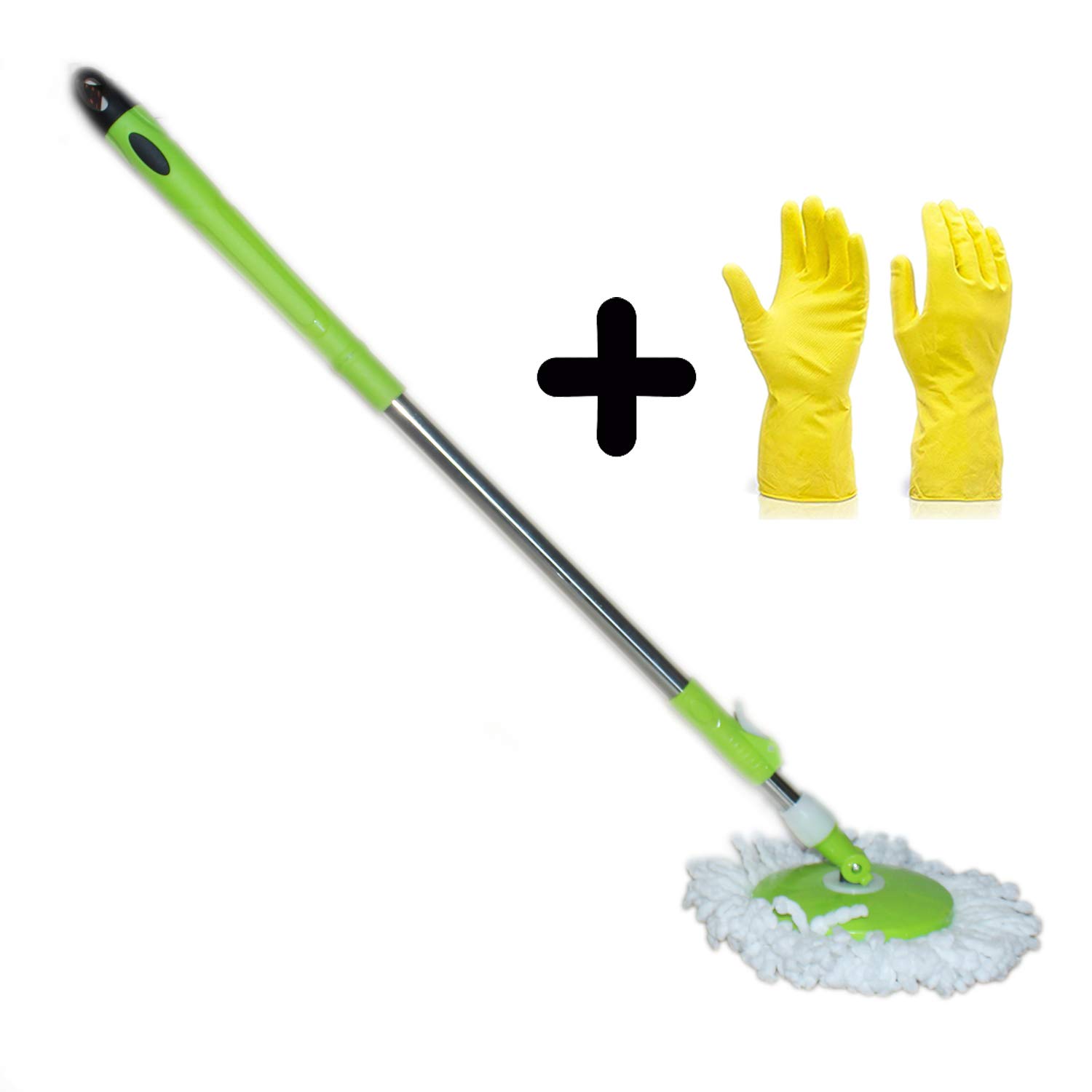 Oanik Stainless Steel Mop Rod Stick Mops for Floor Cleaning 360