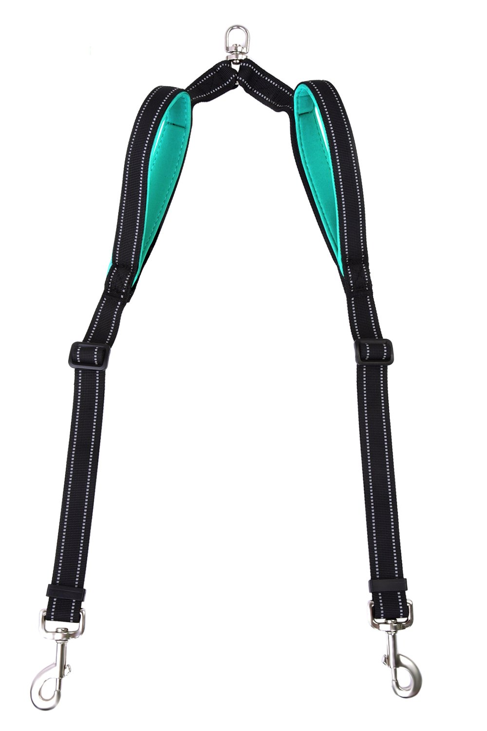 Double Dog Lead,Dual Dog Lead Adjustable Coupler Splitter Strong for Medium Large Dogs Walking