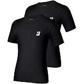 Roadbox Boys Youth Compression Shirt - Short Sleeve Undershirt for Kids Quick Dry Athletic Baseball T-Shirt Base Layer