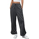 TITOMD Women's Wide Leg Baggy Sweatpants Drawstring High Waist Athletic Joggers Workout Trousers Casual Pants