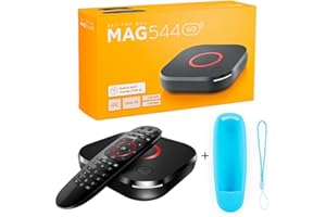 MAG544W3 Linux TV Set-Top Box 4K HDR Streaming Media Player, 4K and HEVC Support,Dolby Digital Plus, Built-in Wi-Fi 5G, 1GB D