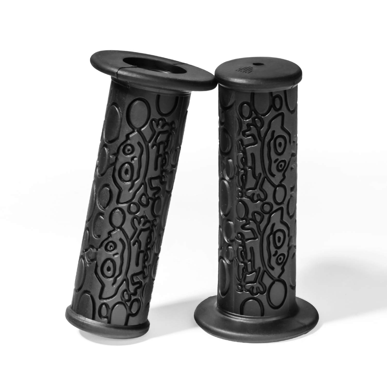 Photo 1 of PRUNUS Kids No-Slip Soft Rubber Bike Handlebar Grips Universal for Bicyble, Scooter Cruiser, Balance Bikes, MTB, BMX Mountain Bicycle. Universal Size Bikes Grips for Girls and Boys, Bike Handle Grips